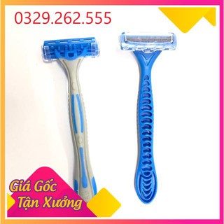 (Sale Khủng)  Sale Bộ cạo râu 3 lưỡi cán liền cạo cực êm
