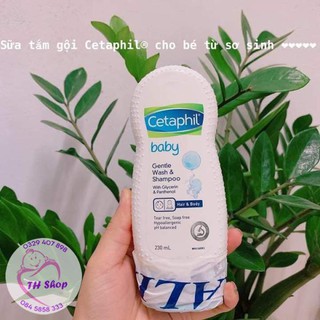Sữa Tắm Gội Toàn Thân Cho Bé Celtaphil Úc, Sữa Tắm Celtaphil 230ml