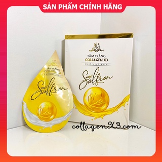 (Tách lẻ 1 gói) Tắm trắng Mix Saffron Collagen X3 Mỹ phẩm Đông Anh chính hãng