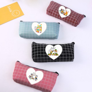 hộp bút usagyuuun caro pu HBCI34 hộp bút da