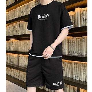 Đồ Bộ Nam .Bộ NAm Mùa hè Cao CẤp Chất Vải Cotton Co Dãn 4 Chiều.Mã bộ bravery