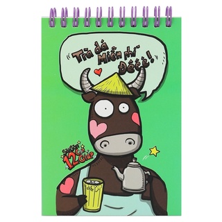 Sổ Lò Xo Kẻ Ngang 160 Trang Simply Daily Sài Gòn 12 Con Giáp - Khai Trí Stationery - Tuổi Sửu