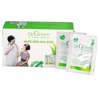 Muối biển nha đam Dr Green Hộp 30 gói