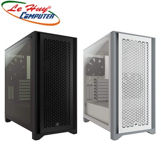 Vỏ máy tính Corsair 4000D Airflow Tempered Glass Black/White CC-9011200-WW