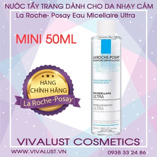 [Mini 50ml] Nước tẩy trang LA ROCHE-POSAY Micellair Water Ultra ♥ Dành Cho DA NHẠY CẢM - HÀNG CHÍNH HÃNG