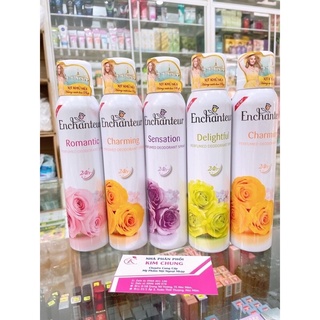 Xịt khử mùi toàn thân🥇Hương nước hoa Enchanteur 150ml