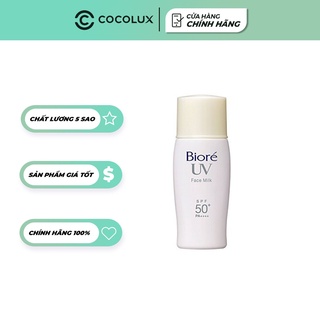Sữa Chống Nắng Biore Trắng Mịn Kiềm Dầu 30ml COCOLUX