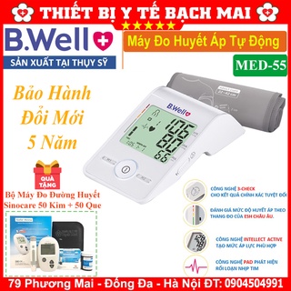 [BẢO HÀNH 5 NĂM] Máy Đo Huyết Áp Tự Động B Well MED-55 Công Nghệ Đo Thông Minh