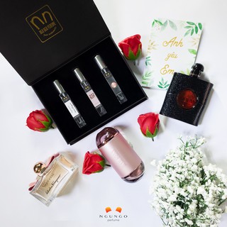 Set Quà tặng Nước hoa Nữ COMBO Hộp 3 chai 10ml x 3 [CB5]