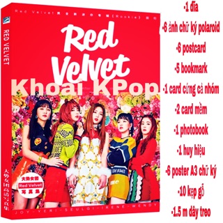 FREE ĐƠN 99K [Tặng 10 kẹp gỗ +1.5m dây] Combo ảnh nhóm Red VelVet