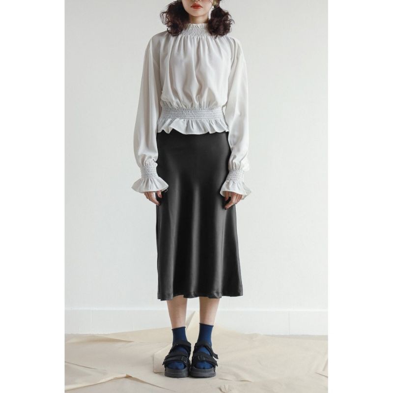 (Pre-order) (Customize) CLASSIC SKIRT - CHÂN VÁY LỤA ĐUÔI CÁ CỔ ĐIỂN