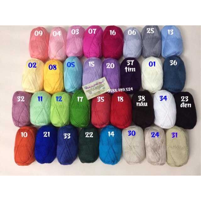 Sợi Lụa *Màu từ 01-21*