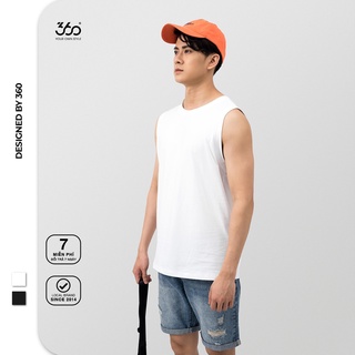 Áo tank top nam 360 BOUTIQUE ba lỗ thời trang - ABLTK201