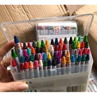 Hộp màu 64 chi tiết, màu sắc tươi trẻ, với tông màu từ đậm đến nhạt, giúp bé thỏa sức sáng tạo với màu sắc