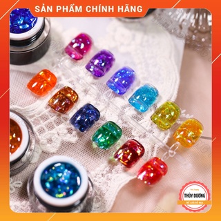 Gel nhũ hổ phách Vendeeni Aurora siêu sáng, đặc, loại tốt 10g chuyên dùng làm nail