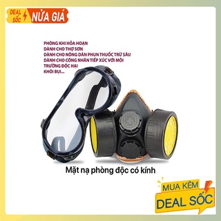 Mặt Nạ Phòng Độc, Ngăn Bụi Mịn, Lọc Khí Độc