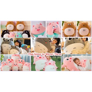 Thú bông gấu bông quà tặng hoạt hình nhiều mẫu totoro,heo,mèo