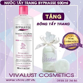 [Chính Hãng] Nước Tẩy Trang BYPHASSE Micellar Make-Up Remover Solution (500ml)