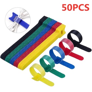 Set 50 Dây Buộc Dây Cáp/Tai Nghe/Dây Cáp Bằng Nylon Tiện Dụng