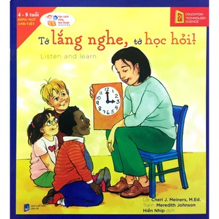 Sách song ngữ - học cách sống hòa thuận - Tớ lắng nghe, tớ học hỏi