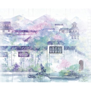 [chiết] washi tape sân viện