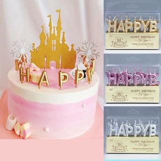 Nến Happy Birthday Trang Trí Bánh Kem Sinh Nhật