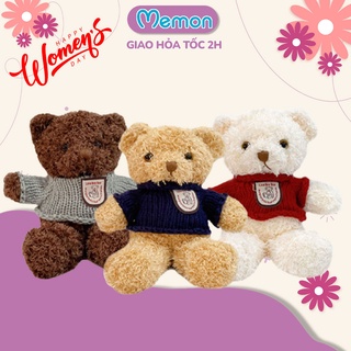 [Mã LIFEM1 giảm 50k đơn 99k] Gấu Bông Teddy Head Tales Mini Nhồi Gòn Cao Cấp Memon