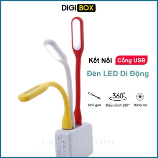 Đèn led usb mini siêu sáng đọc sách giá rẻ nhỏ gọn cho laptop, sạc dự phòng, máy tính Digibox