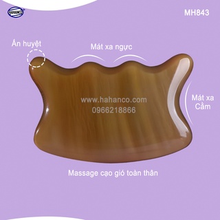 Dụng cụ cạo gió mát xa bằng sừng  - Làm mịn da - nâng cơ và giảm đau toàn thân (MH843)