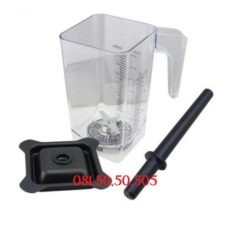 Cối máy xay sinh tố công nghiệp Omniblend v TM800A với bộ dao 6 lưỡi, chất liệp cối chịu lực chịu nhiệt độ cao BPA Free