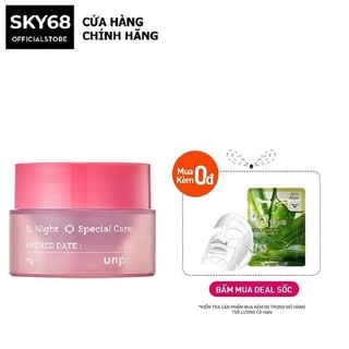 Mặt Nạ Ngủ Môi Dưỡng Ẩm Chống Lão Hóa Unpa Bubi Bubi Lip Mask 9g