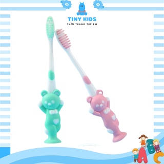 bàn chải đánh răng trẻ em hình thỏ xuất nhật siêu mềm cho bé tiny kids