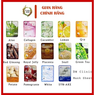 COMBO 5 MẶT NẠ DƯỠNG DA 3W CLINIC(MIX 5 MÙI)