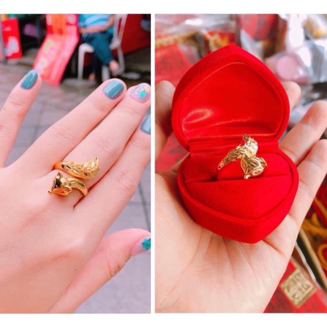 🎀 Nhẫn Hồ Ly Chùa Wattraimit Thái Lan 🎀