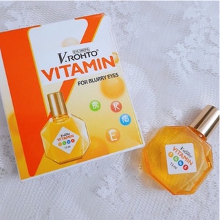 Nhỏ mắt V.ROHTO VITAMIN lọ 13ml - Hỗ trợ cải thiện tình trạng giảm thị lực, mắt mờ, mắt mỏi mệt