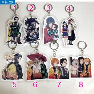 Móc khóa anime Kimetsu No Yaiba /Thanh Gươm Diệt Quỷ/ Trụ Cột/ Diệt Quỷ Cứu Nhân