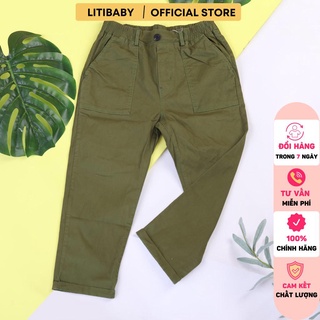 Quần LITIBABY kaki túi vuông có cúc 11/15
