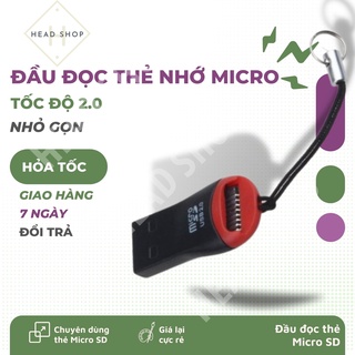 Đầu Đọc Thẻ Nhớ MICRO SD Tốc Độ Cao RD1 Usb 2.0 Thiết Kế Nhỏ Gọn Đa Năng HEADSHOP