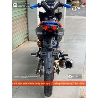 Combo dè Malay và pass biển số Titan EX150 - Dè đuôi nhỏ cho xe bánh nhỏ king drag