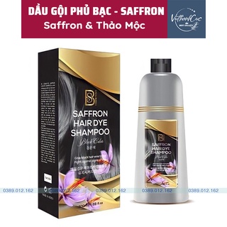 Dầu gội phủ bạc tóc Dầu gội nhuộm tóc bạc Dầu gội phủ bạc thảo mộc saffron