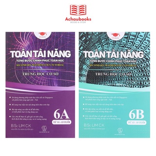 Sách Toán tài năng 6 - Á Châu Books (Bộ 2 cuốn, 10 – 15 Tuổi)