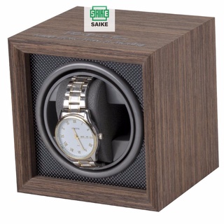[Mã BMINC50 giảm 10% đơn 99K] Hộp Đựng Đồng Hồ Cơ 1 Xoay SAIKE S111 Vỏ Gỗ