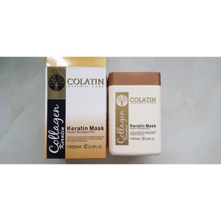 Kem Ủ Tóc Phục Hồi Tóc Hư Tổn Colatin Keratin Mask 1000ml