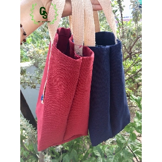Túi Vải Đựng Hộp Cơm, Bình Nước, Bình Giữ Nhiệt, Ly Giữ Nhiệt Từ 2l Trở Lên Giá Rẻ - Tặng Kèm Nút Gỗ Xinh Xắn