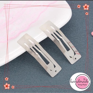 Set 3 Phôi kẹp vuông bấm tách 6cm/7cm/8cm