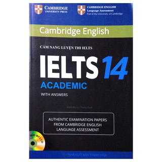 Sách - Cẩm nang luyện thi IELTS 14 academic ( Quét mã QR để tải nghe )