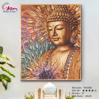 Tranh tô màu theo số về Phật GAM TN4388