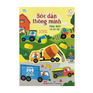 Sách Bóc Dán Thông Minh Máy kéo Và Xe Tải