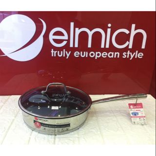 CHẢO CHỐNG DÍNH INOX 304 ELMICH ZEUS 26CM EL0125, 20CM EL0977, 28CM EL0978