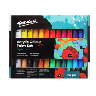 Bộ màu vẽ acrylic 24 màu, 36ml/tuýp, Mont Marte